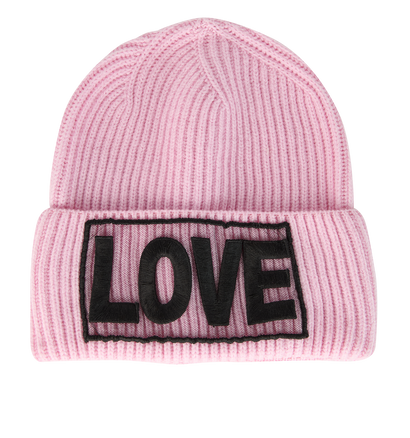 Versace Love Manifesto Beanie Hat, front view